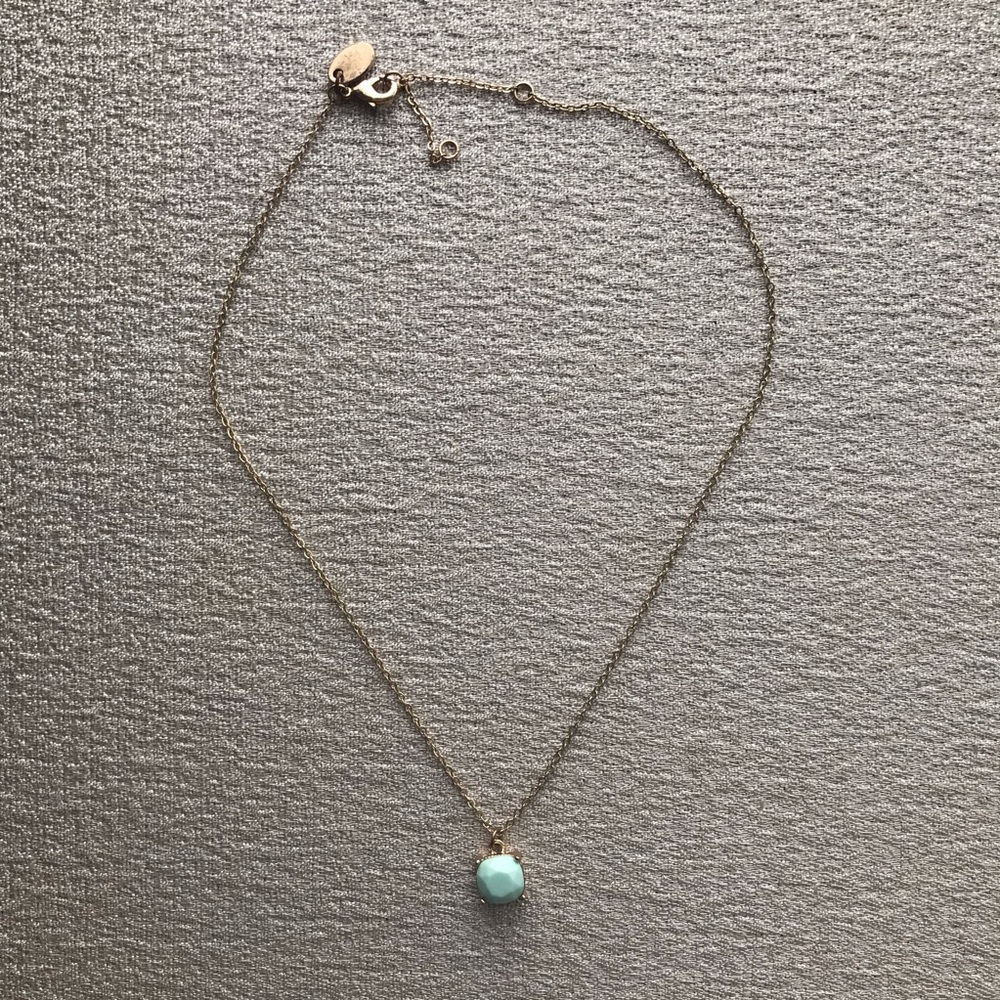 Teal Gem Layering Necklace